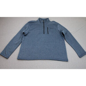 Eddie Bauer Sweater Men's 2XL Half-Zip Long Sleeve Fleece Lined